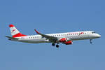 Austrian Airlines, OE-LWQ, Embraer ERJ-195LR, msn: 19000565, 21.August 2020, ZRH Zürich, Switzerland.