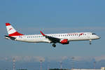 Austrian Airlines, OE-LWA, Embraer ERJ-195LR, msn: 19000314, 28.September 2020, MXP Milano-Malpensa, Italy.