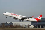 Austrian Airlines, ERJ-195-200LR, OE-LWD, BER, 05.03.2025