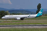 Air Dolomiti, I-ADJW, Embraer ERJ-195LR, 19000297, 17.Mai 2025, BSL Basel - Mühlhausen, Switzerland.
