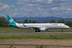 Air Dolomiti, I-ADJW, Embraer ERJ-195LR, 19000297, 17.Mai 2025, BSL Basel - Mühlhausen, Switzerland.