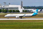 I-ADJZ , Air Dolomiti , Embraer ERJ-195LR (ERJ-190-200 LR) , München ,  Franz Josef Strauß , 26.05.2025 ,