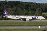 LOT Polish Airlines, SP-LNH, Embraer ERJ-195AR, msn: 19000239, 29.Mai 2025, ZRH Zürich, Switzerland.