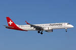 Helvetic Airways, HB-JVA, Embraer ERJ-195AR, msn: 19000491, 04.Januar 2026, ZRH Zürich, Switzerland.