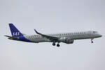 SAS Link, SE-RSV, Embraer ERJ-195LR, msn: 19000749,  Honer Viking , 18.Januar 2026, ZRH Zürich, Switzerland.