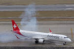 Helvetic Airways, HB-JVA, Embraer ERJ-195AR, msn: 19000491, 23.Januar 2026, ZRH Zürich, Switzerland.