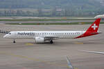 Helvetic Airways, HB-AZK, Embraer E195-E2, msn: 19020058, 23.April 2022, ZRH Zürich, Switzerland.