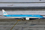 KLM Cityhopper, PH-NXF, Embraer E195-E2, msn: 19020061, 19.Januar 2024, ZRH Zürich, Switzerland.