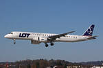 LOT Polish Airlines, SP-LEB, Embraer E195-E2, msn: 19020125, 08.April 2025, ZRH Zürich, Switzerland.