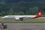 Helvetic Airways, HB-AZI, Embraer E195-E2, msn: 19020055,  E195-E2 Largest Aircraft in LCY , 21.Mai 2025, ZRH Zürich, Switzerland.