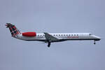 Loganair, G-SAJN, Embraer ERJ-145, msn: 145207, 03.Juli 2023, LHR London Heathrow, United Kingdom.