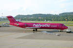 Helvetic Airways, HB-JVE, Fokker 100, msn: 11459, 24.August 2005, ZRH Zürich, Switzerland.