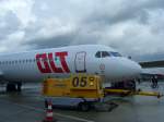 Rumpf der OLT,Fokker 100, D-AOLG.