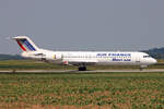 Air France (Operated by Brit Air), F-GPXD, Fokker 100, msn: 11494, 31.August 2007, LYS Lyon-Saint-Exupéry, France.