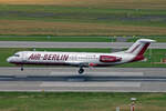 Air Berlin, D-AGPR, Fokker 100, msn: 11391, 23.Juni 2007, ZRH Zürich, Switzerland.