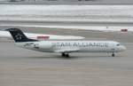 Contact Air Fokker 100 D-AFKF am 10.03.2010 auf dem Flughafen Stuttgart