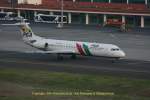 Funchal/Madeira!Fokker F 100 der Portugalia auf dem Weg nach Lissabon!
