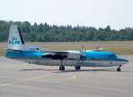 PH-KVI, Fokker F-50 von KLM Cityhopper in Luxembourg