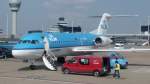 Fokker 70 der KLM Cityhopper in Amsterdam