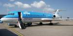 Fokker 70 der KLM Cityhopper in Amsterdam