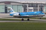 KLM - Cityhopper, PH-JCT, Fokker, F-70, 26.04.2011, STR, Stuttgart, Germany          