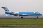 KLM - Cityhopper, PH-KZD, Fokker, F70, 28.10.2011, AMS, Amsterdam, Netherlands        