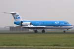 KLM - Cityhopper, PH-KZP, Fokker, F70, 28.10.2011, AMS, Amsterdam, Netherlands           