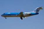 KLM-Cityhopper, PH-JCT, Fokker, F-70, 16.05.2012, TLS, Toulouse, France       
