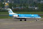 KLM cityhopper, PH-KZI, Fokker, 70, 25.05.2012, AMS-EHAM, Amsterdam (Schiphol), Niederlande 

