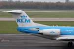 KLM cityhopper, PH-WXC, Fokker, 70 (Seitenleitwerk/Tail), 10.11.2012, DUS-EDDL, Düsseldorf, Germany 