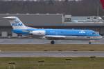 KLM - Cityhopper, PH-KZU, Fokker, F-70, 16.02.2014, LUX, Luxembourg, Luxembourg




