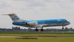 KLM Cityhopper,PH-KZB,(c/n 11562),Fokker F-70,16.08.2014,AMS-EHAM,Amsterdam-Schiphol,Niederlande