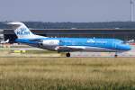 KLM - Cityhopper, PH-KZL, Fokker, F-70, 24.07.2015, STR, Stuttgart, Germany       