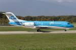 KLM - Cityhopper, PH-KZP, Fokker, F70, 17.10.2015, GVA, Geneve, Switzerland          