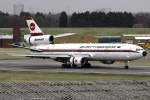 Biman Bangladesh DC-10 S2-ACR landet auf 15 in BHX / EGBB / Birmingham am 23.02.2014
