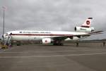 Biman Bangladesh DC-10 S2-ACR vor dem Rundflug beim Boarden in BHX / EGBB / Birmingham am 24.02.2014