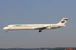 Bulgarian Air Charter, LZ-LDT, McDonnell Douglas MD-82, msn: 53058/1927, 25.Juni 2019, ZRH Zürich, Switzerland.