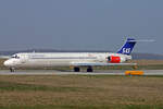 SAS Scandinavian Airlines, LN-ROW, McDonnell Douglas MD-82, msn: 49438/1353, 16.März 2007, GVA Genève, Switzerland.