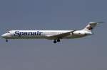 Spanair, EC-GCV, McDonnell Douglas, MD-82, 16.06.2011, BCN, Barcelona, Spain           