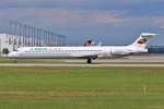 LZ-LDU / Bulgarian Air Charter / MD82 bei der Landung in MUC aus Varna (VAR) 18.08.2014