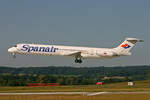 Spanair, EC-HNC, McDonnell Douglas MD-83, msn: 49620/1484, 19.Juni 2007, ZRH Zürich, Switzerland.