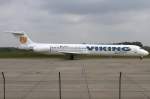 Viking Hellas, SX-SMS, McDonnell-Douglas, MD-83, 07.06.2010, EKSP, Rostock-Laage, Germany



