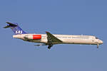 SAS Scandinavian Airlines, SE-DIB, McDonnell Douglas MD-87, msn: 49605/1501,  Varin Viking , 11.Oktober 2005, ZRH Zürich, Switzerland.
