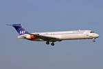 SAS Scandinavian Airlines, SE-DIP, McDonnell Douglas MD-87, msn: 53010/1921,  Margret Viking , 12.Oktober 2006, ZRH Zürich, Switzerland.