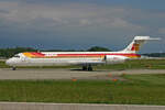 Iberia, EC-FFH, McDonnell Douglas MD-87, msn: 53211/1874,  Ciudad de Logron , 02.September 2007, GVA Genève, Switzerland.