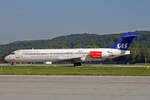 SAS Scandinavian Airlines, SE-DIC, McDonnell Douglas MD-87, msn: 49607/1512,  Grane Viking , 22.September 2007, ZRH Zürich, Switzerland.