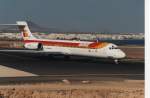 EC-GRK, MD-87, MSN: 49827, LN: 1654, Iberia, Arrecife Lanzarote Airport, 17/04/1999.