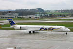 Hello, HB-JIA, McDonnell Douglas MD-90, msn: 53552/2163, 25.März 2005, ZRH Zürich, Switzerland.