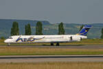 Hello, HB-JIC, McDonnell Douglas MD-90-30, msn: 53576/2195, 21.Juni 2008, BSL Basel - Mühlhausen, Switzerland.