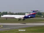 Aeroflot Tu-154M RA-85662 kurz vor der Landung auf 23L in DUS / EDDL / Düsseldorf am 22.04.2007